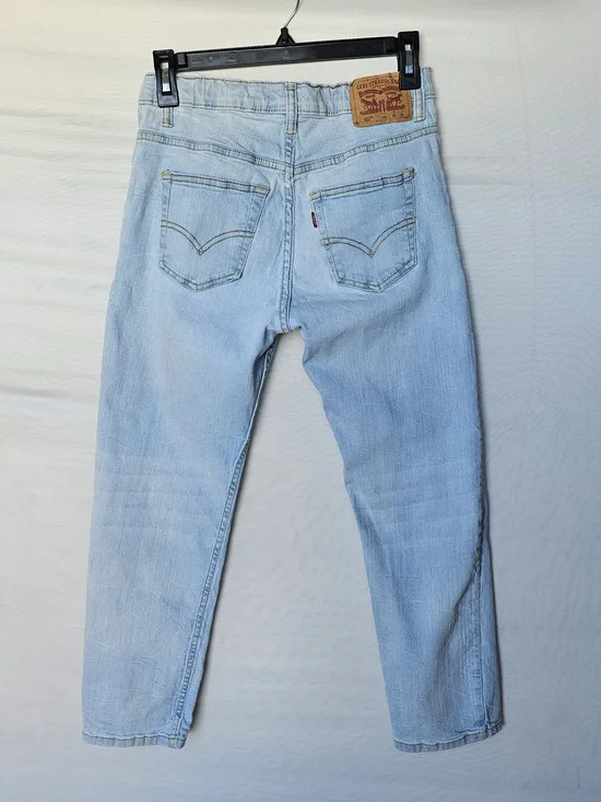 Levi's Light Blue Slim Straight Kid's Jeans - Picture 5 of 16